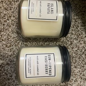 Bath and Body works single wick candles